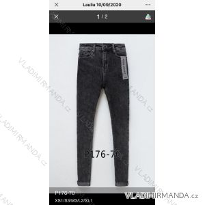 Jeans pants leatherette with zip (XS-XL) LAULIA JWA20010