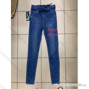 Jeans pants leatherette with zip (xs-m) JEANS JWA20017