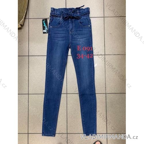Jeans pants leatherette with zip (xs-m) JEANS JWA20017