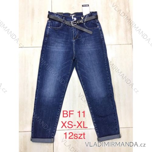 Jeans pants leatherette with zip (XS-XL) JEANS JWA20018