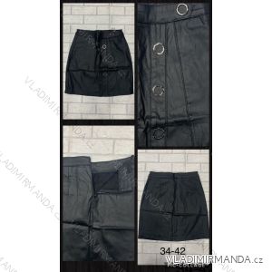 Skirt pants leatherette with zip (34-42) JEANS JWA20042