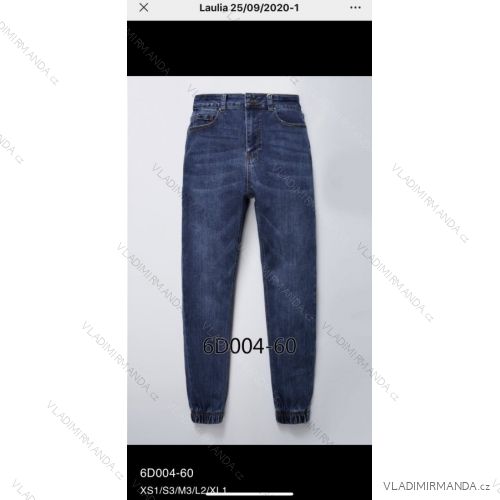 Jeans pants leatherette with zip (XS-XL) LAULIA JWA20074