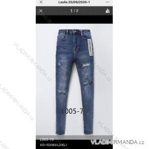 Jeans pants leatherette with zip (XS-XL) LAULIA JWA20100