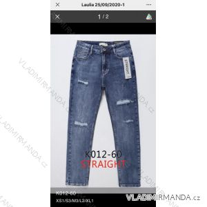 Jeans pants leatherette with zip (XS-XL) LAULIA JWA20101