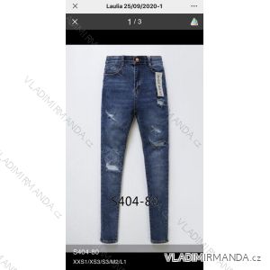 Jeans pants leatherette with zip (XXS-L) LAULIA JWA20107