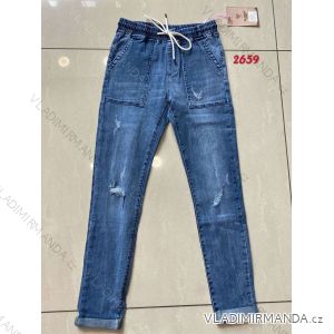 Jeans pants leatherette with zip (xs-m) RE-DRESS JWA20111