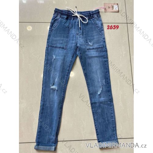 Jeans pants leatherette with zip (xs-m) RE-DRESS JWA20111