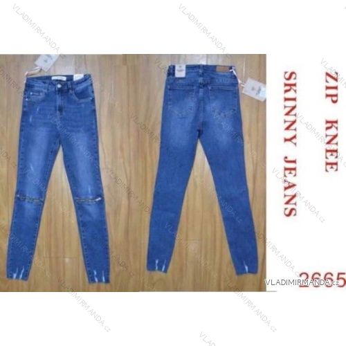 Jeans pants leatherette with zip (xs-m) RE-DRESS JWA20127