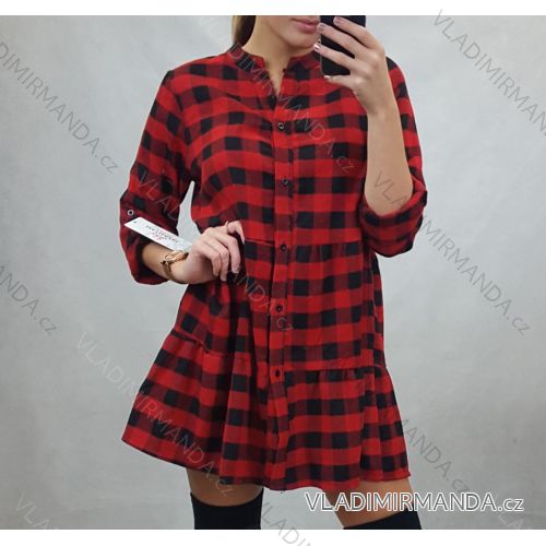 Dress with 3/4-sleeve ladies pocket (uni sl) ITALIAN Fashion IM3181746