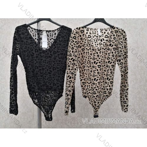 Blouse long sleeve with ruffles women (UNI S / L) ITALIAN FASHION IMK20159