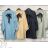 Summer long sleeve flowered women's dress (UNI S / L) ITALIAN FASHION IMK20150