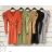 Summer long sleeve flowered women's dress (UNI S / L) ITALIAN FASHION IMK20150