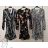 Blouse long sleeve with ruffles women (UNI S / L) ITALIAN FASHION IMK20159