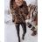 Summer long sleeve flowered women's dress (UNI S / L) ITALIAN FASHION IMK20150