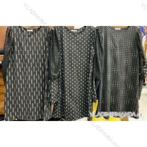 Tričko elegantní dlouhý rukáv dámské (UNI S/M) ITALSKÁ MÓDA IMM20954