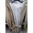 Women's long sleeve coat fleece with hood (uni sl) ITALIAN FASHION IM419888