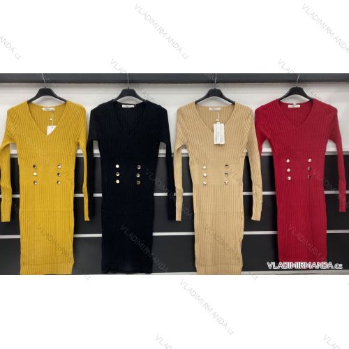 Dress with 3/4-sleeve ladies pocket (uni sl) ITALIAN Fashion IMWD20527