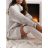 Knitted Sweater Long Sleeve Dress with Belt Women (uni s-l) ITALIAN FASHION IMD20730
