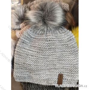 Women's cap with stones (uni) WOOLK POLAND PV417027