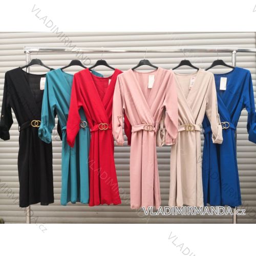 Blouse long sleeve with ruffles women (UNI S / L) ITALIAN FASHION IMK20159