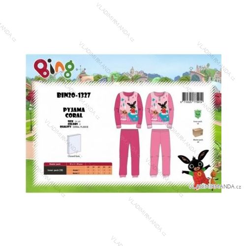 Pajamas long overal paw patrol baby girl (98-128) SETINO 833-413