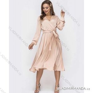 Summer long sleeve flowered women's dress (UNI S / L) ITALIAN FASHION IMK20150