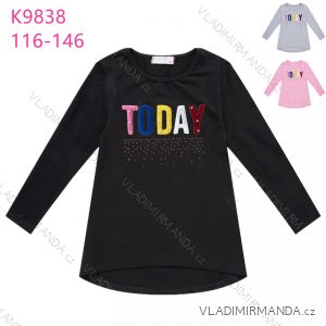 T-shirt long sleeve children's girls (98-128) Kugo WL9363