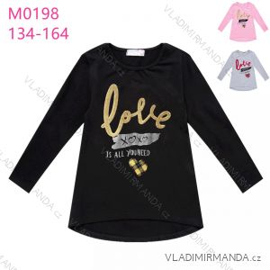 T-shirt long sleeve children's girls (98-128) Kugo WL9363