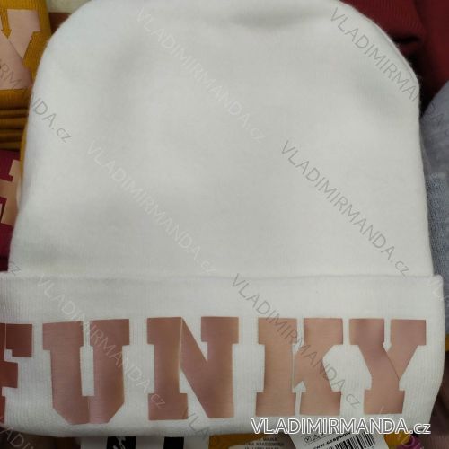 Women's warm winter fleece hat (ONE SIZE) WROBI POLAND PV919036