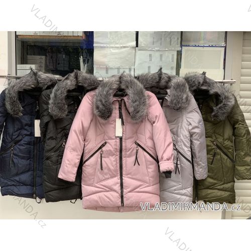 Coat winter park with fur women (S-2XL) JIALIQIANMEIA MA119958