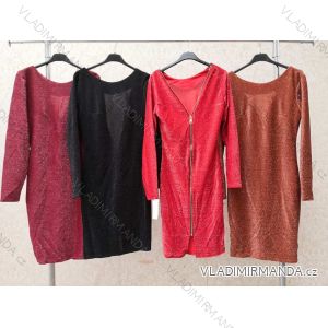 Blouse long sleeve with ruffles women (UNI S / L) ITALIAN FASHION IMK20159
