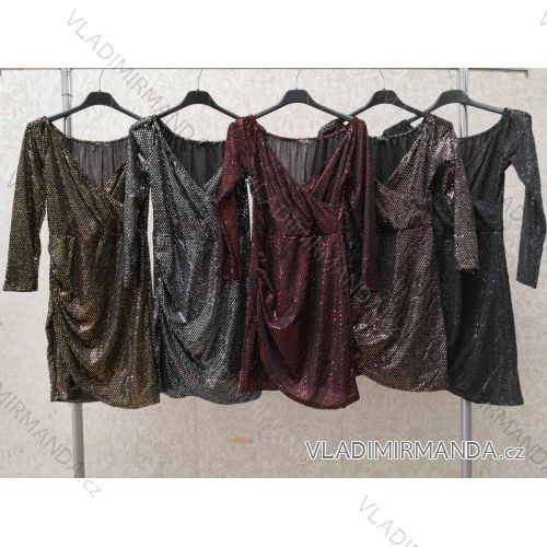 Blouse long sleeve with ruffles women (UNI S / L) ITALIAN FASHION IMK20159