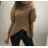 Sweater turtleneck long sleeve women (S -M -L ONE SIZE) Italská móda IIM820055