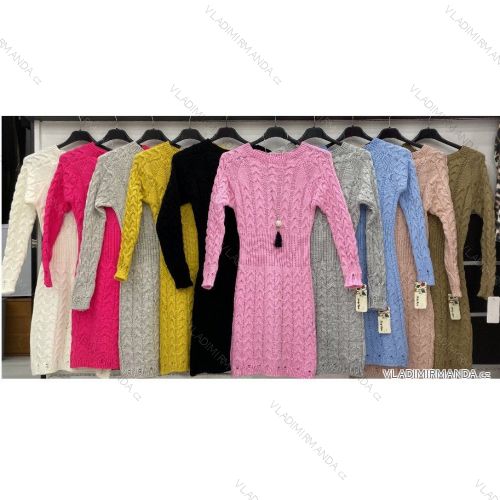 Dress with 3/4-sleeve ladies pocket (uni sl) ITALIAN Fashion IMWD20529