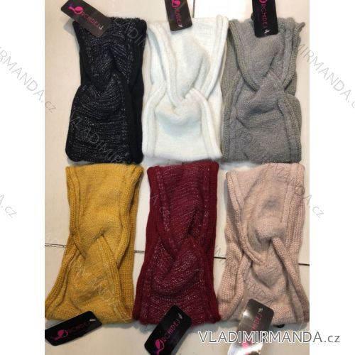 Women's knitted headband (ONE SIZE) DELFIN DEL20EGA-25