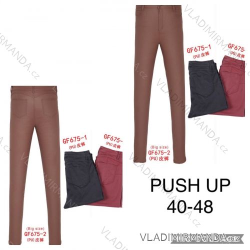 Leggings pants leatherette with zip (34-42) JEANS JWA20038