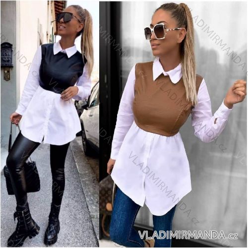 Dress with 3/4-sleeve ladies pocket (uni sl) ITALIAN Fashion IMWD20529