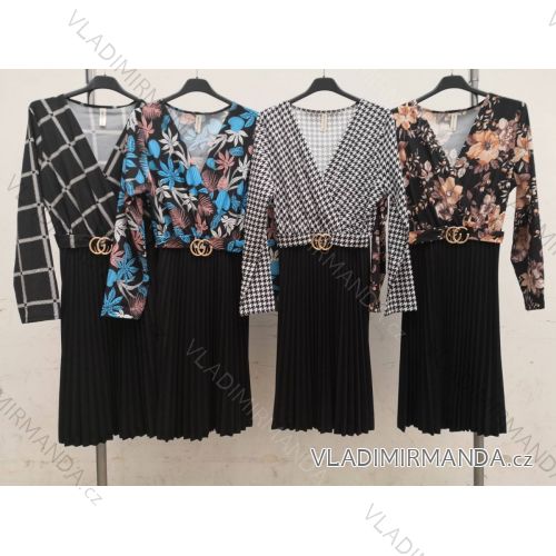 Blouse long sleeve with ruffles women (UNI S / L) ITALIAN FASHION IMK20159