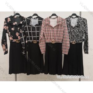 Blouse long sleeve with ruffles women (UNI S / L) ITALIAN FASHION IMK20159
