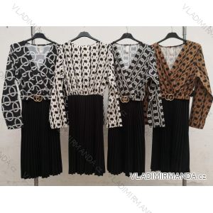 Blouse long sleeve with ruffles women (UNI S / L) ITALIAN FASHION IMK20159