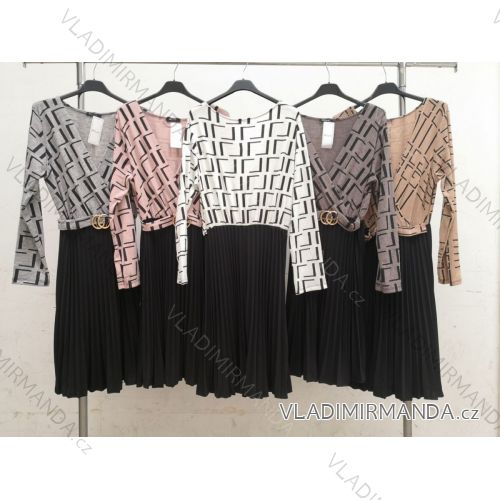 Blouse long sleeve with ruffles women (UNI S / L) ITALIAN FASHION IMK20159