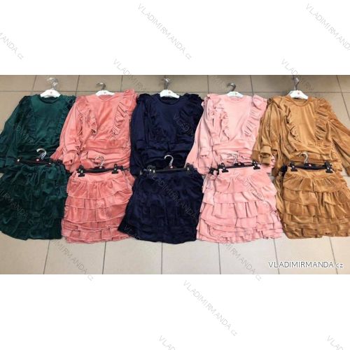Denim jacket with fur children's teen girl (6-16 years) ITALIAN FASHION IMVWN20001