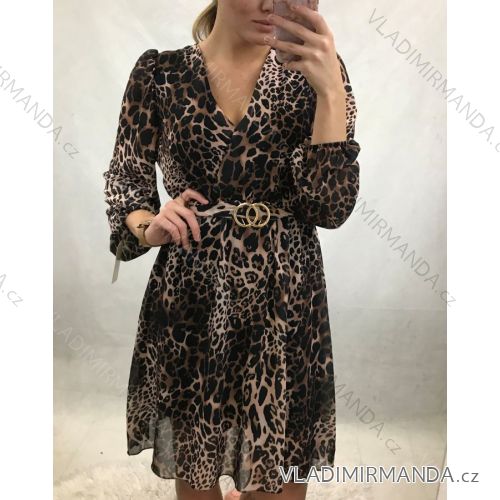 Elegant long sleeve dress for women (UNI S / L) ITALIAN FASHION IMWA20609