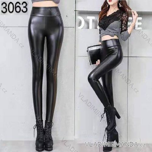 Long leggings WOMEN'S LEATHER (UNI S-M) ITALIAN FASHION IMM20FD3063