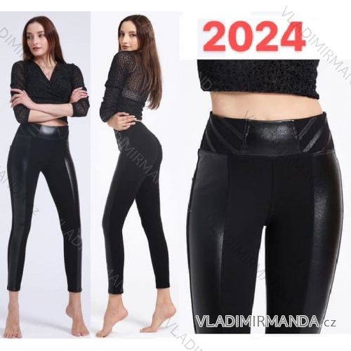 Long leggings WOMEN'S LEATHER (UNI S-M) ITALIAN FASHION IMM20FD3063