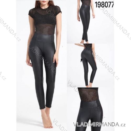Long leggings WOMEN'S LEATHER (UNI S-M) ITALIAN FASHION IMM20FD3063