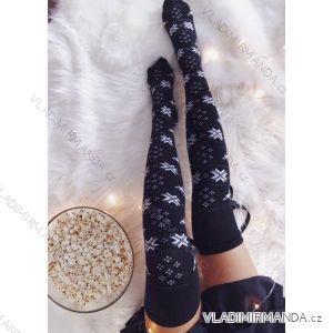 Knee socks with bow women (one size) ZAKOLANOWKI MILENA DPP20010