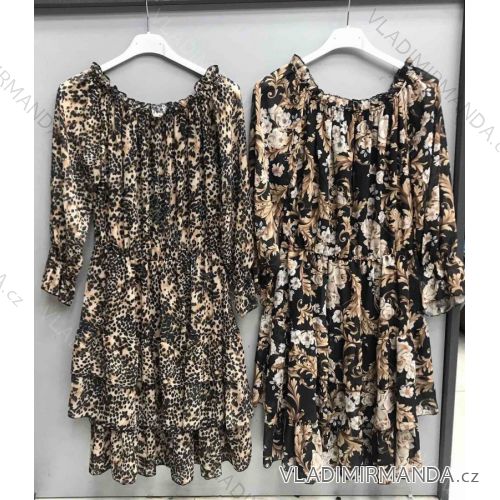 Dress with 3/4-sleeve ladies pocket (uni sl) ITALIAN Fashion IMWD20515