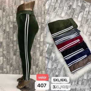 Women's long velvet sweatpants (S-XL) TURKISH FASHION TMWL20633