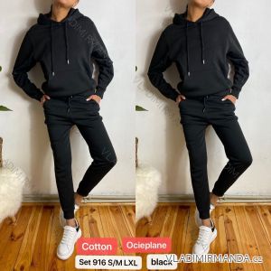 Women's long velvet sweatpants (S-XL) TURKISH FASHION TMWL20633